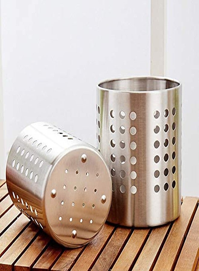 FINALITY Stainless Steel Multipurpose Cutlery Holder (11+12 CM (Pack of 2)) - Image 1